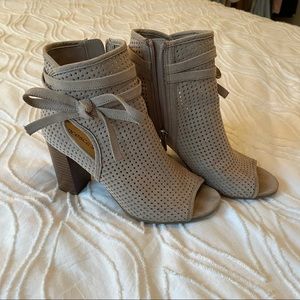 Gray Spring Booties